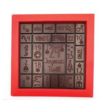 Calendrier de l'Avent chocolat noir Jadis et Gourmande