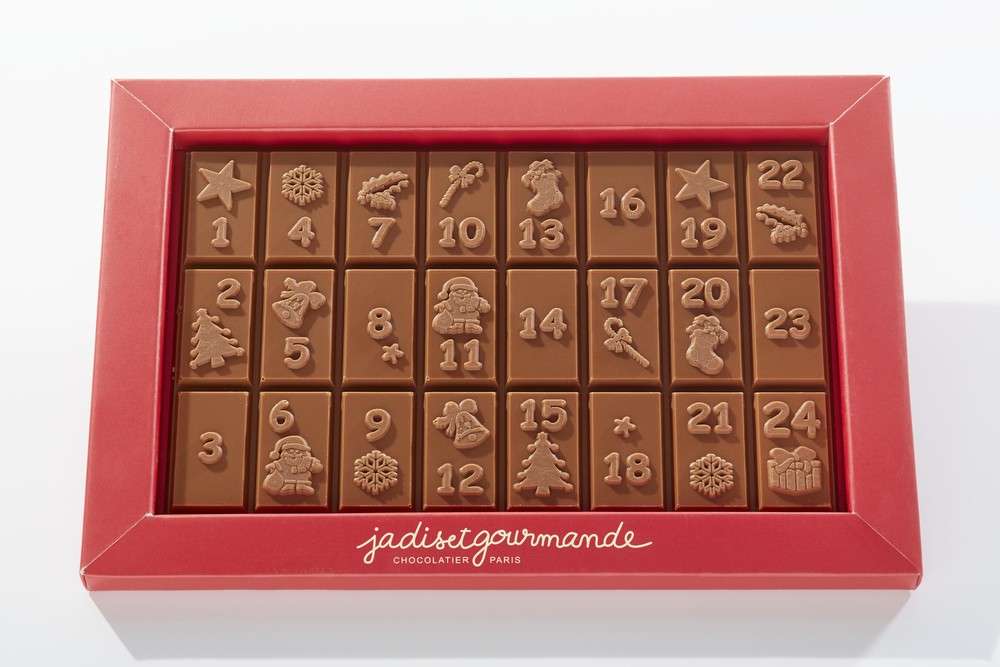 Calendrier De L'avent 2022 Chocolat Noir - Calendrier Annuel 2022