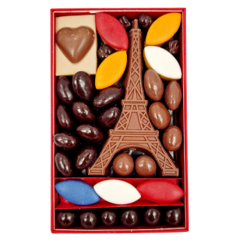 Chocolat Paris avec une Tour Eiffel noir - Taille 2 Jadis et Gourmande
