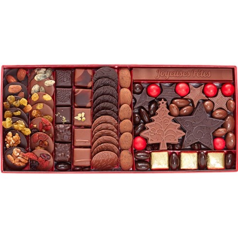 Boite chocolats Noël T4 / Chocolats de Noël