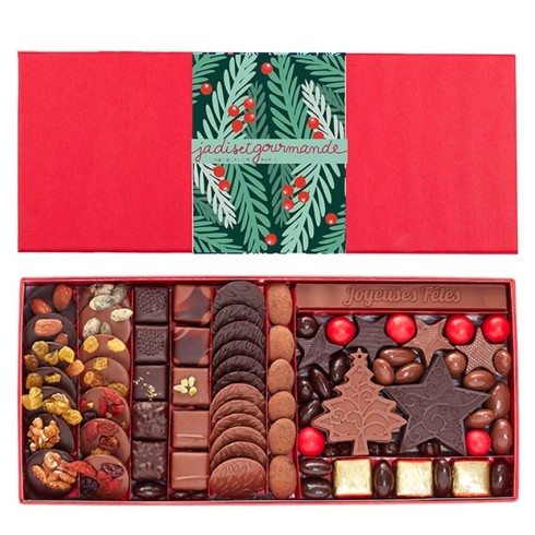 Boite chocolats Noël T4 / Chocolat Noël Entreprise, CSE & Mairies