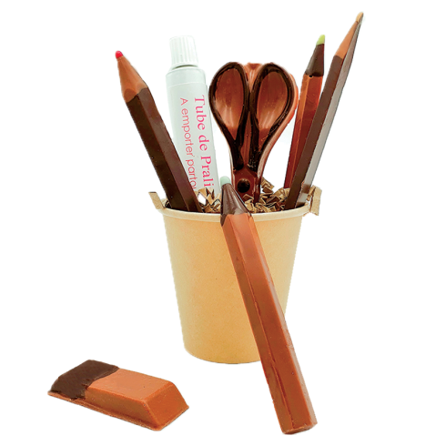 Kit en chocolat pour la rentrée scolaire / Chocolats Team Building