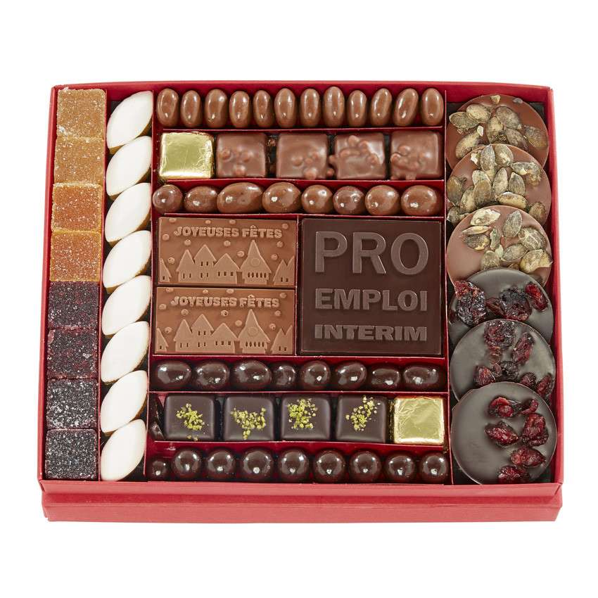 Coffret chocolats assortiments de saveurs