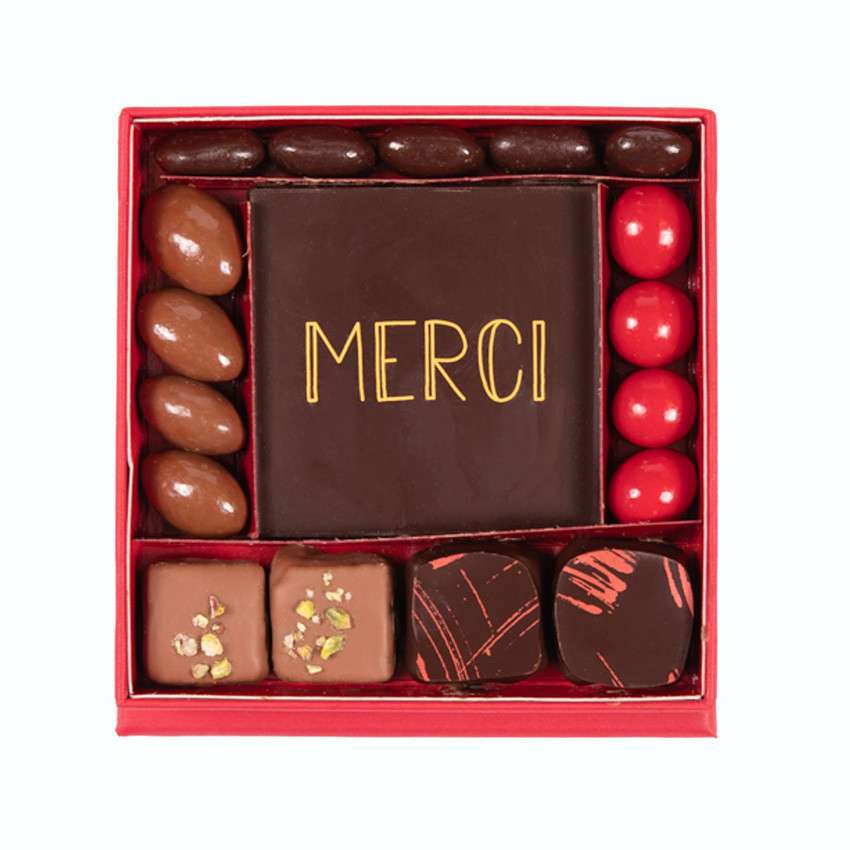 Chocolats à offrir pour remercier ! coffret chocolat