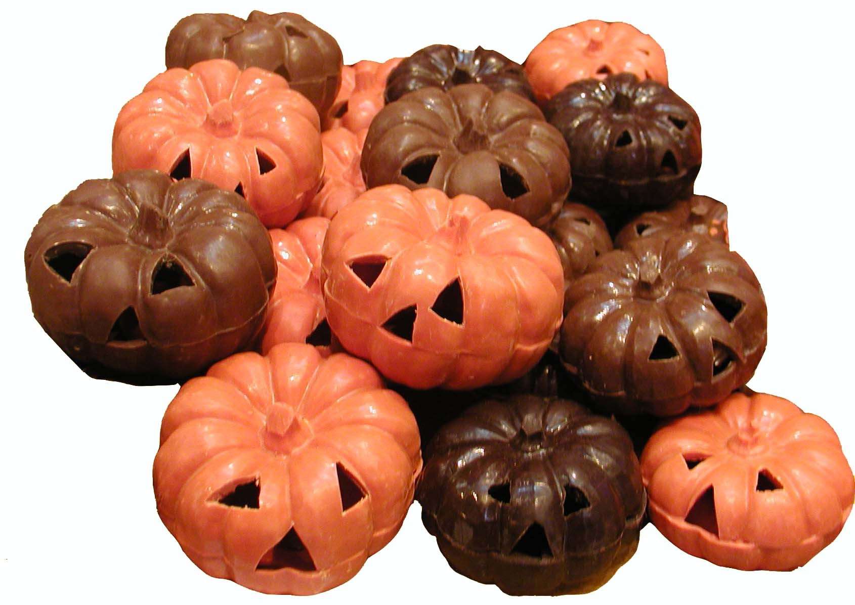 Citrouille en chocolat noir