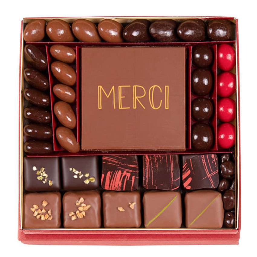 Coffret chocolat Merci Taille 2