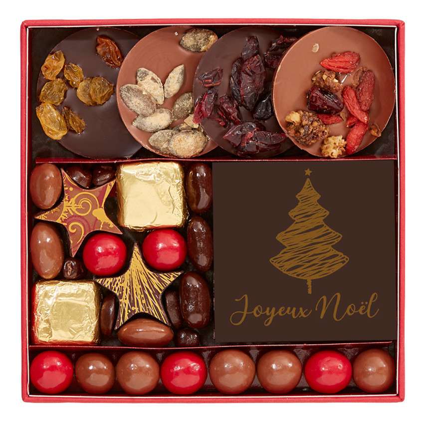 Boite chocolat de Noël entreprise