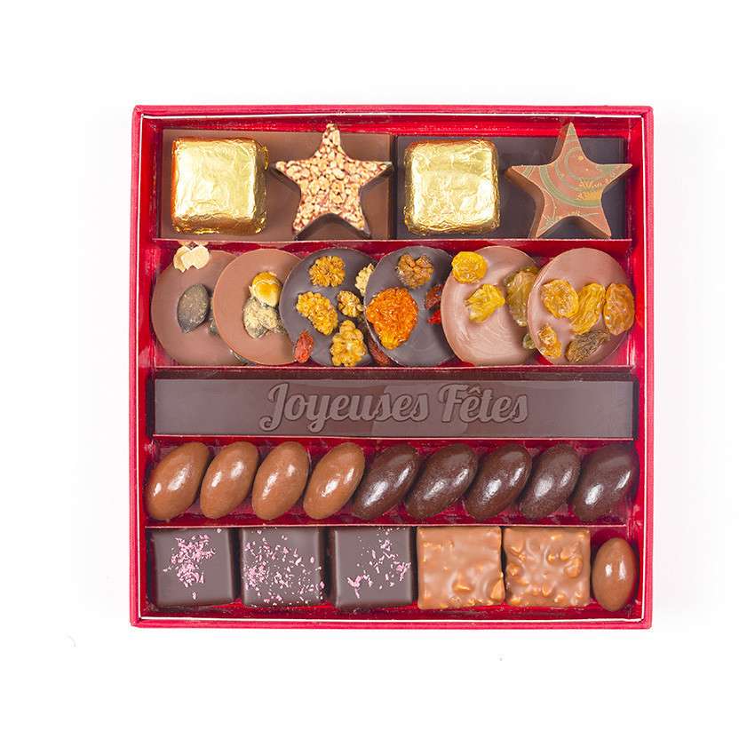 Boite chocolats noël taille 2