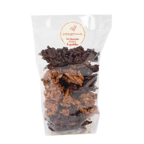 Croquant Lait & Noir sachet 200g / Les spécialités en chocolat