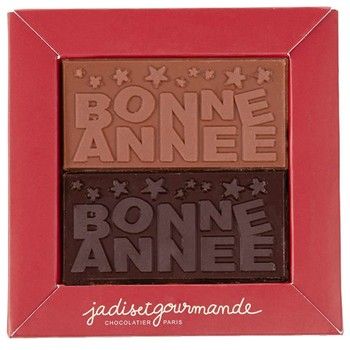 Etui 4 plaques "Bonne Année" Jadis et Gourmande