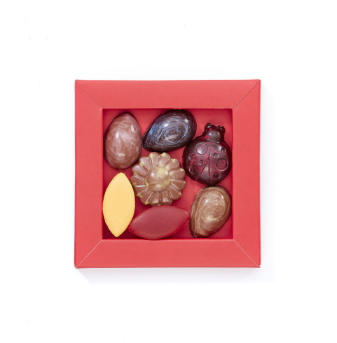 Boite clin d'œil de Pâques / Coffrets de chocolats de Pâques