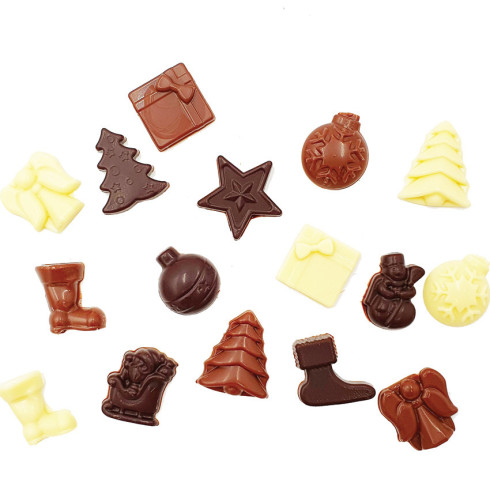 Friture trois chocolats- REMISE de 30% / Chocolats de Noël originaux