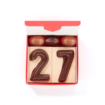 Des initiales ou une date en chocolat Jadis et Gourmande