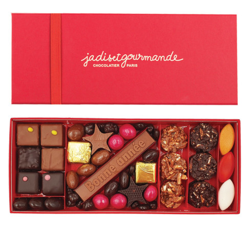 Voeux en chocolat Taille 2 / Le Nouvel An