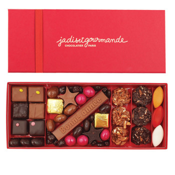Voeux en chocolat Taille 2 Jadis et Gourmande