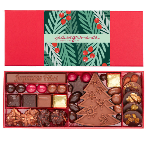Boite chocolats Noël T2 / Boites de chocolats de Noël