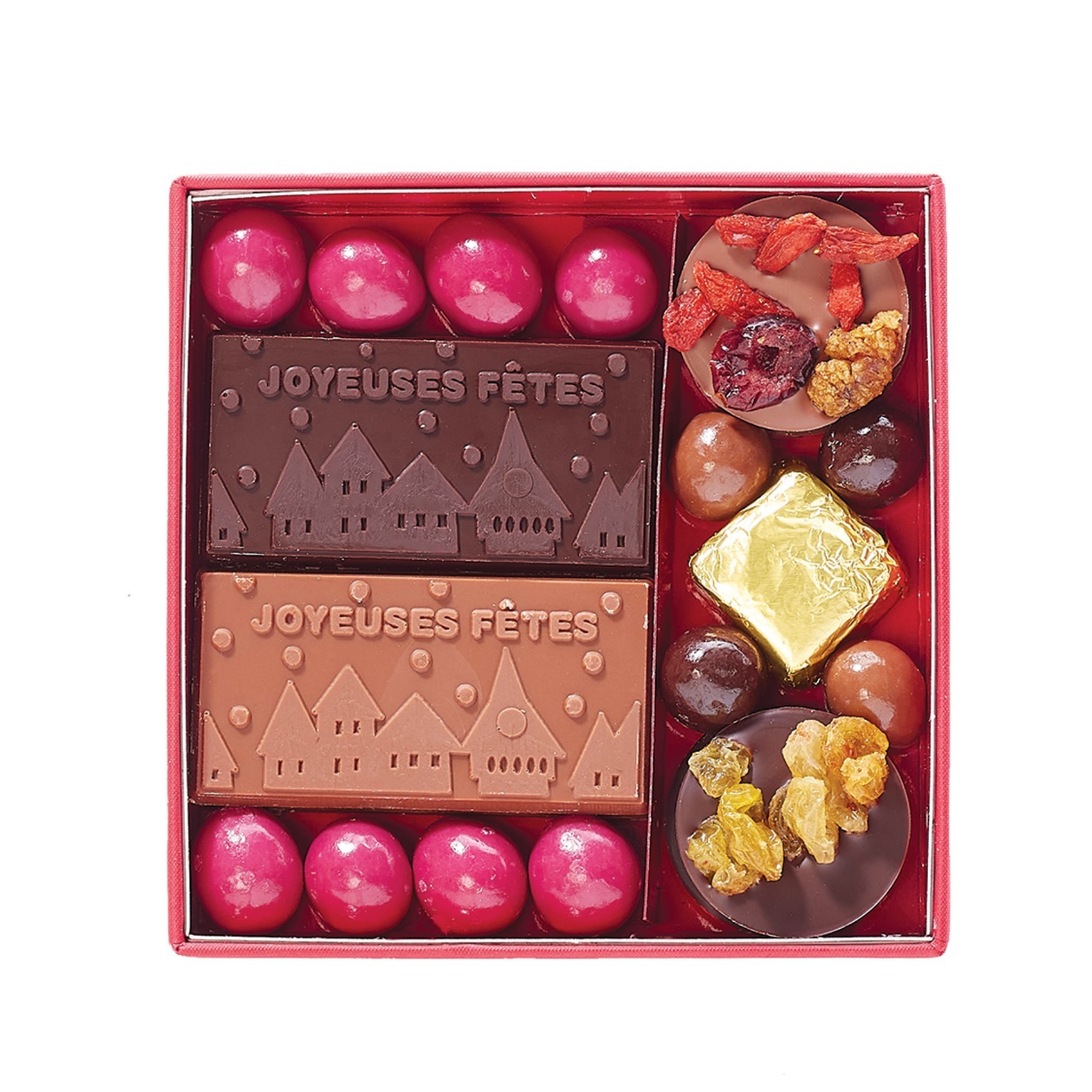 Coffret cadeau chocolat fin année