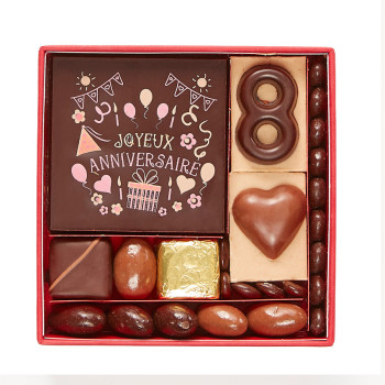 Boite cadeau l Chocolat + Bonbons l Fête d'enfants