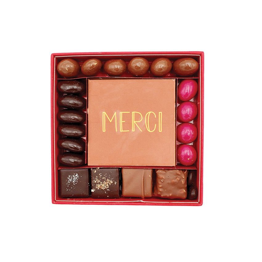 Boite chocolats Merci