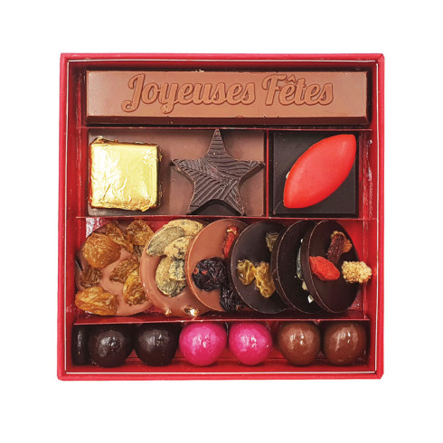 Boite de chocolat Noël T1 / Boites de chocolats de Noël