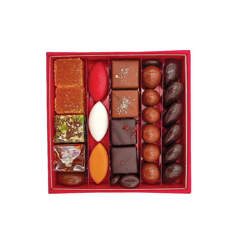 Coffret chocolats et confiseries