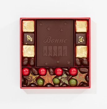 Coffret de chocolats Bonne Année Jadis et Gourmande