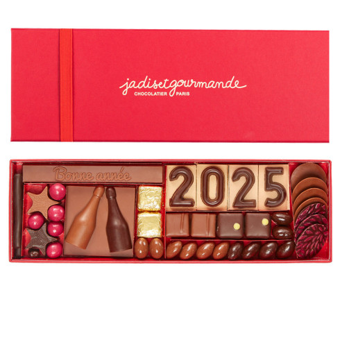 Voeux en chocolat Taille 3 / De 30 à 70 € HT