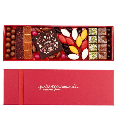 Boîte chocolat Anniversaire été Taille 3 / Collection été