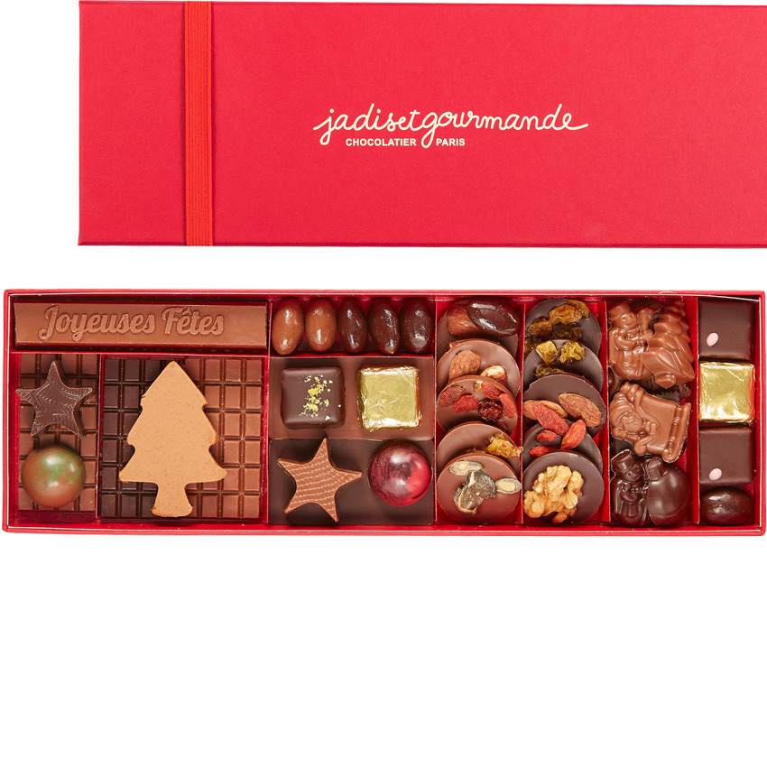 Coffret Mixte Feuillants d'Or Chokilas Noël - Livraison chocolats Noël