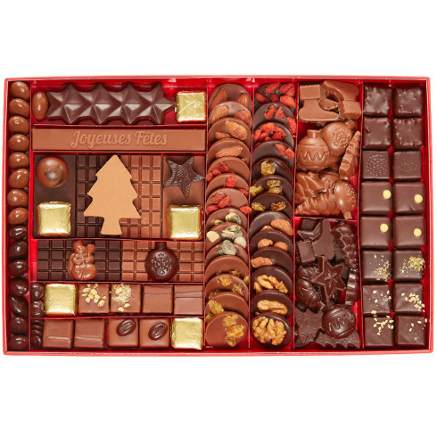 Coffret de Noël T6 / Chocolat Noël Entreprise, CSE & Mairies