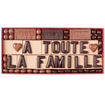 20 lettres en chocolat et plaques à choisir (MT18) Jadis et Gourmande