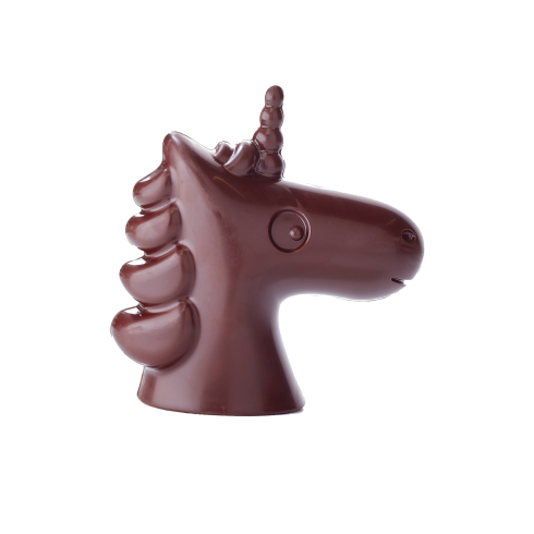 Licorne chocolat noir / Les Moulages en chocolat