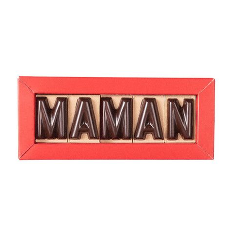 Message Maman en chocolat / Chocolats Fête des mères