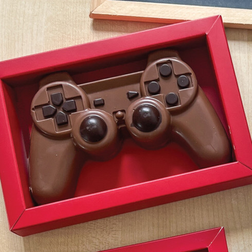 Manette de jeu vidéo chocolat au lait / Spécialités en chocolat