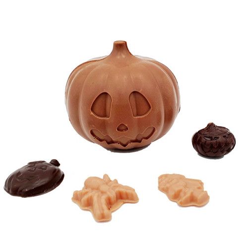 Citrouille chocolat au lait / Chocolats pour Halloween