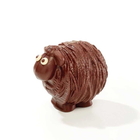 Mouton à poil laineux Noir / Chocolats de Pâques originaux