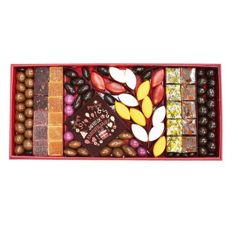 Boîte chocolat Anniversaire été Taille 4 / Fêter un anniversaire