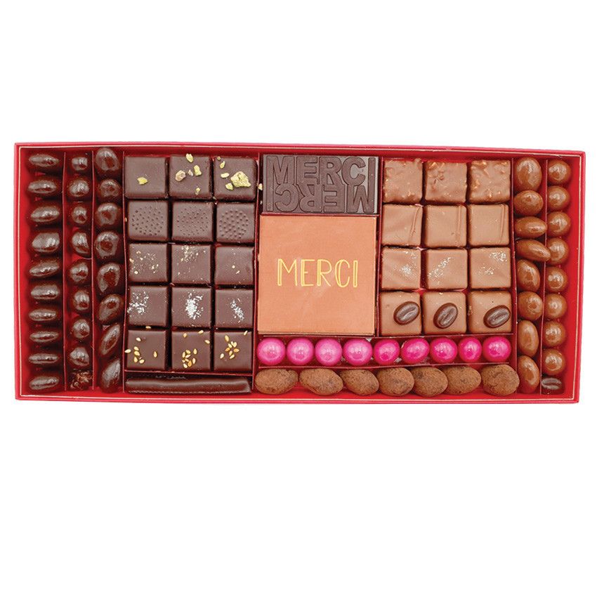 Coffret chocolat Merci Taille 2