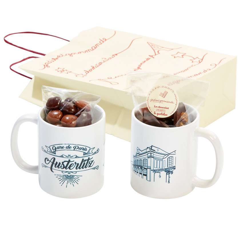 Mug personnalisé chocolat, idéal pour cadeau congr&eg...