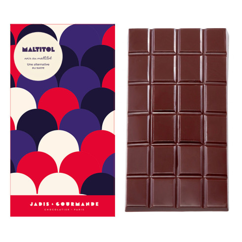 Tablette au maltitol noir / Les tablettes de chocolat