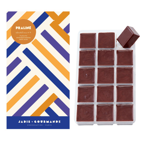Tablette de chocolat noir & praliné / Les tablettes de chocolat
