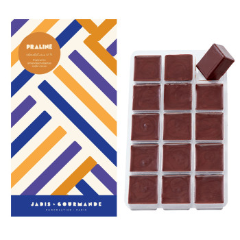 Tablette de chocolat noir & pralin&eacute; Jadis et Gourmande