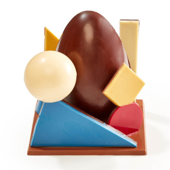 Sculpture N&deg;1, 2 et 3 chocolat Noir Jadis et Gourmande