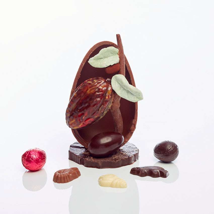 Chocolat Lait Oeuf de Pâques 12 cm