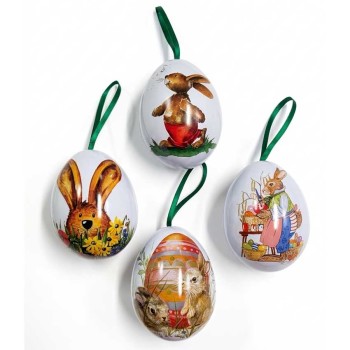 Oeuf en m&eacute;tal & chocolats de P&acirc;ques image 3