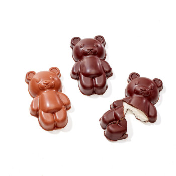 Nounours guimauve chocolat LAIT sachet 100g Jadis et Gourmande