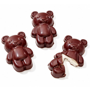Nounours guimauve chocolat NOIR sachet 100 g Jadis et Gourmande