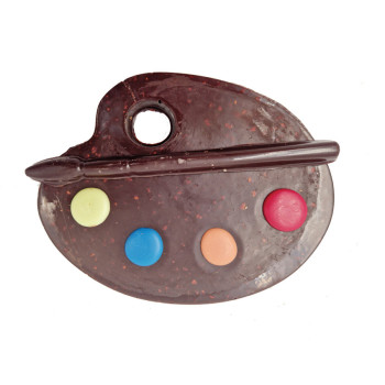 Palette de peinture chocolat noir & amandes Jadis et Gourmande