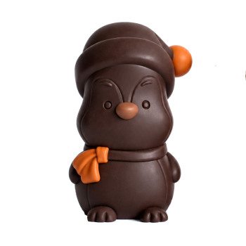 Moulage No&euml;l Pingouin chocolat noir Jadis et Gourmande