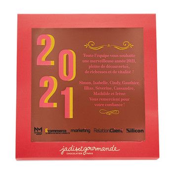 Plaque à personnaliser Idéal pour chocolat congrés Jadis et Gourmande